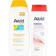 ASTRID SUN Sunscreen Moisturizing Milk OF 20 400ml + Body Lotion 250ml - Cosmetic Set