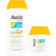 ASTRID SUN Sunbathing lotion OF 30 200ml + Sun lotion lotion OF 10 80ml - Cosmetic Set