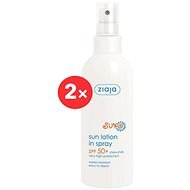 ZIAJA Sun Napozótej spray SPF 50+ hidratáló 2 × 170 ml - Naptej