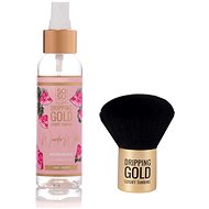 DRIPPING GOLD Wonder Water Self-tanning mist melon light/medium Set with brush 100 ml - Cosmetic Set