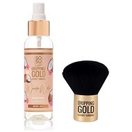 DRIPPING GOLD Wonder Water Self Tanning Mist Coconut Medium/Dark Set with Brush 100 ml - Cosmetic Set