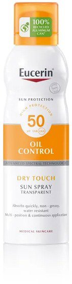 EUCERIN Sun Oil Control Dry Touch Spray SPF50 200 ml - Sun Spray