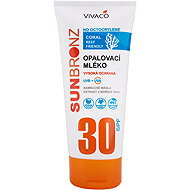 VIVACO Sun Bronz Sunscreen lotion without octocrylene SPF 30 Coral Friendly 200 ml - Sun Lotion