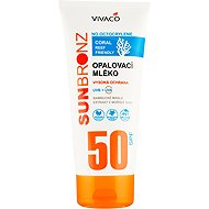 VIVACO Sun Bronz Sunscreen lotion without octocrylene SPF 50 Coral Friendly 200 ml - Sun Lotion