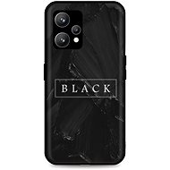TopQ Cover LUXURY Realme 9 solid Black 75084 - Phone Cover