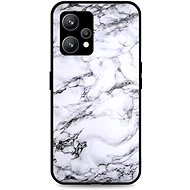 TopQ Cover LUXURY Realme 9 solid Marble White 75080 - Phone Cover