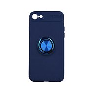 TopQ Cover iPhone SE 2022 blue with blue ring 74636 - Phone Cover