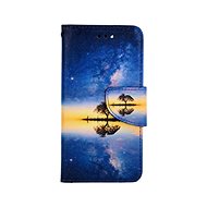 TopQ iPhone SE 2022 book case Night sky 74989 - Phone Case