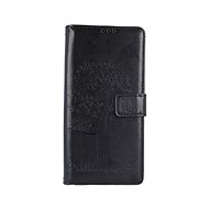 TopQ Cover Xiaomi Redmi 9A bookcase Black owl tree 51603 - Phone Cover