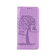 TopQ Case Samsung A33 5G book Light purple owl tree 75034 - Phone Case