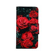 TopQ Case iPhone SE 2022 bookish Red roses 74938 - Phone Case