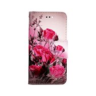 TopQ Case iPhone SE 2022 bookcase Romantic Rose 74778 - Phone Case