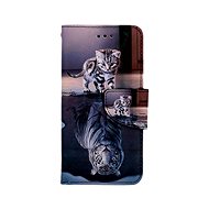 TopQ Case iPhone SE 2022 book Tiger 74850 - Phone Case