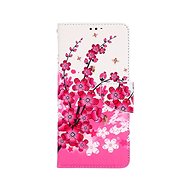 TopQ Case Realme C31 book Flowers textile 74831 - Phone Case