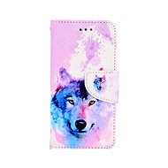 TopQ iPhone SE 2022 book case Polar wolf 74777 - Phone Case