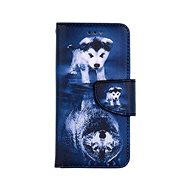 TopQ Case iPhone SE 2022 Book Wolf Reflection 74776 - Phone Case