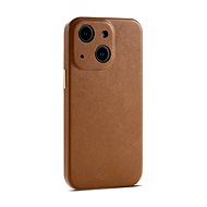 TopQ Cover Soft Leather iPhone 13 brown 75378 - Phone Cover