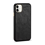 TopQ Cover Soft Leather iPhone 11 black 75376 - Phone Cover