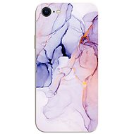 TopQ Cover iPhone SE 2020 Marble pink-purple 75365 - Phone Cover
