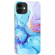 TopQ Cover iPhone 11 Marble blue-purple 75315 - Phone Cover