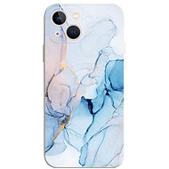 TopQ Cover iPhone 13 Marble blue 75337 - Phone Cover