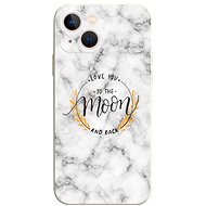 TopQ Cover iPhone 13 Marble Moon 75331 - Phone Cover