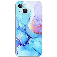 TopQ Cover iPhone 13 Marble blue-purple 75330 - Phone Cover