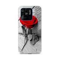 TopQ Cover Xiaomi Redmi 10C Red rose 76217 - Phone Cover