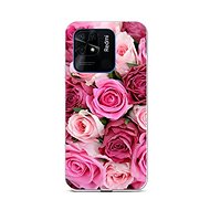 TopQ Cover Xiaomi Redmi 10C Pink roses 76215 - Phone Cover