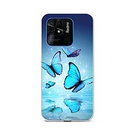 TopQ Cover Xiaomi Redmi 10C Blue butterflies 76240 - Phone Cover