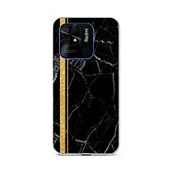 TopQ Cover STYLE Xiaomi Redmi 10C Marble black-gold 76065 - Phone Cover