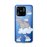 TopQ Cover Xiaomi Redmi 10C Gray Unicorns 76059 - Phone Cover