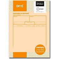 OPTYS 1073 Invoice for Cash - Form