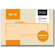 OPTYS 1080 Receipt - Form