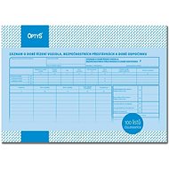 OPTYS 1166 Freight Vehicle Operation Record - Form