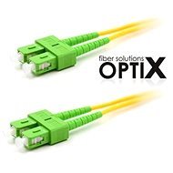OPTIX SC/APC-SC/APC optický patch cord 09/125 0,25 m G657A - Dátový kábel
