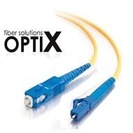OPTIX LC-SC optický patch cord 09/125 0,5 m G657A simplex - Dátový kábel