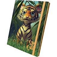 OPTIMUM 3D A4 Notebook Folder, Tiger - Desky na sešity