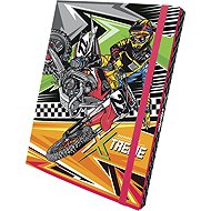 OPTIMUM 3D Folder for Exercise Books, A4, Motorcycle Extreme - Desky na sešity