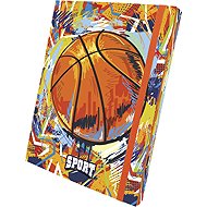 OPTIMUM 3D Folder for Exercise Books, A4, Basketball - Desky na sešity