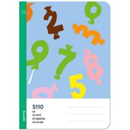 OPTYS 5110 woodless, square, numbers - Exercise Book