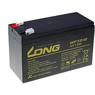 Long 12V 7.2Ah lead acid battery F2 (WP7.2-12 F2) - UPS Batteries