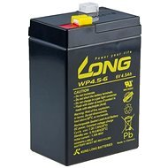 Long 6 V 4,5 Ah olovený akumulátor F1 (WP4.5-6) - Batéria pre záložný zdroj