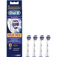 Oral-B Replacement Heads 3D White 4 pcs - Toothbrush Replacement Head
