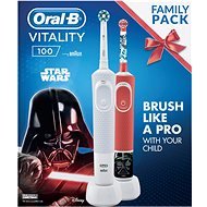 Oral-B Vitality White Cross Action + Vitality Star Wars - Elektromos fogkefe