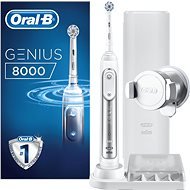 Oral-B Genius 8000 White Toothbrush + 6  Spare Heads - Electric Toothbrush