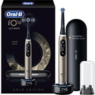 Oral-B iO10 Lunar Gold + Rechargeable Travel Case - Electric Toothbrush