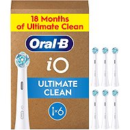 Oral-B iO Ultimate Clean, Original Replacement Round Brush Heads, 6ct - Toothbrush Replacement Head