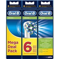 Oral-B Cross Action Replacement Heads 6 pcs - Toothbrush Replacement Head