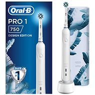 Oral-B Pro 750 Cross Action, White + Travel Case - Electric Toothbrush